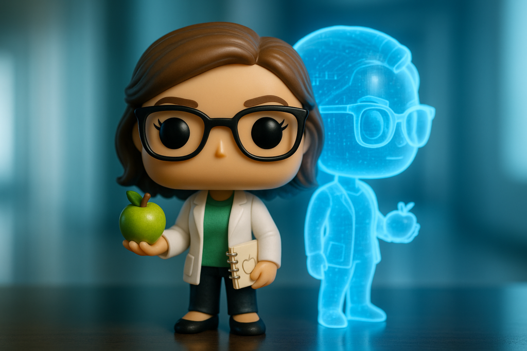 Funko Pop coach nutricional y clon digital