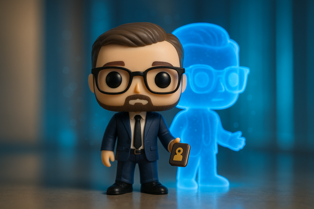 Funko Pop coach de divorcio con asistente IA